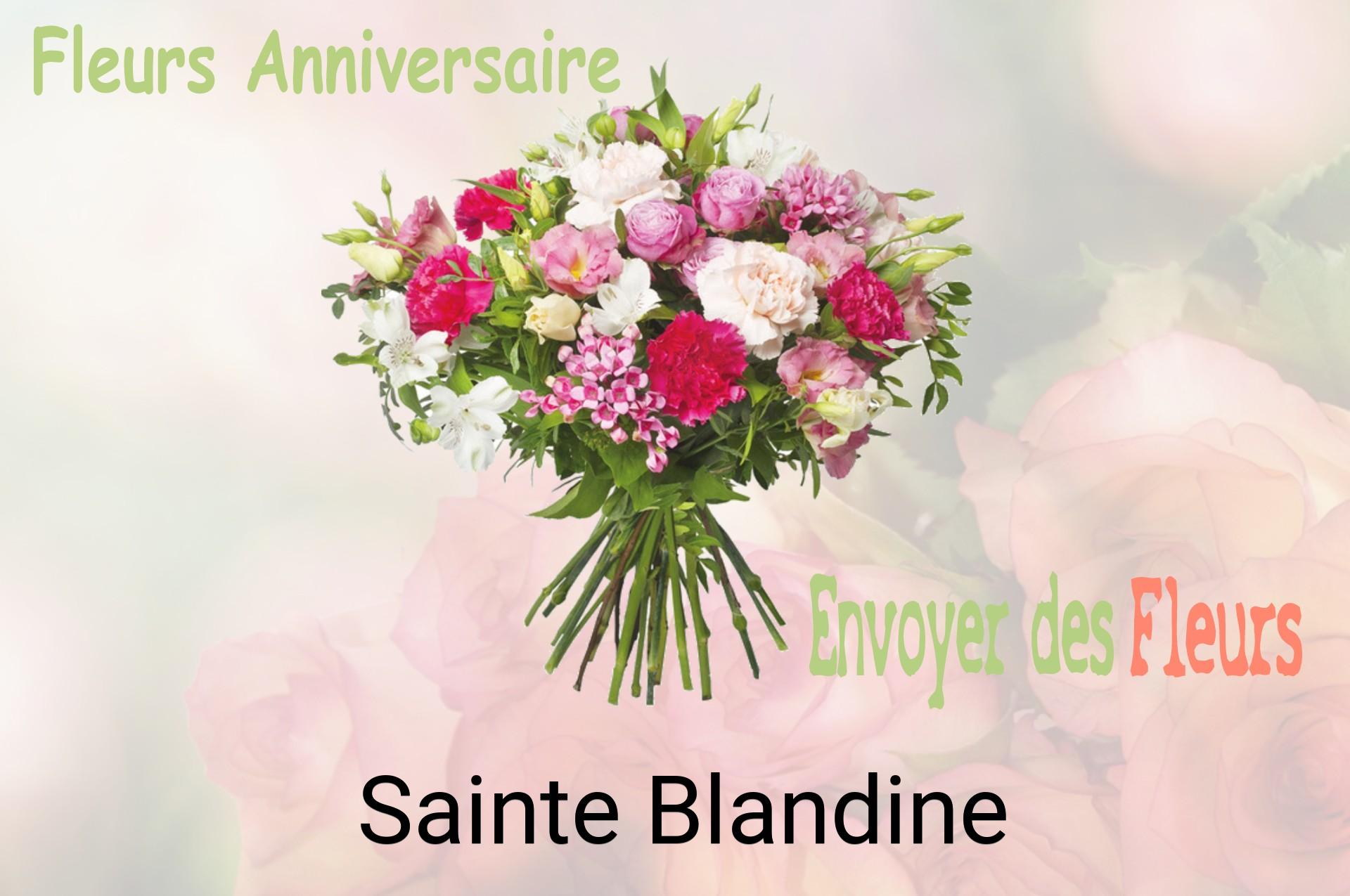 Bouquet de fleurs d’anniversaire livré à Sainte-Blandine