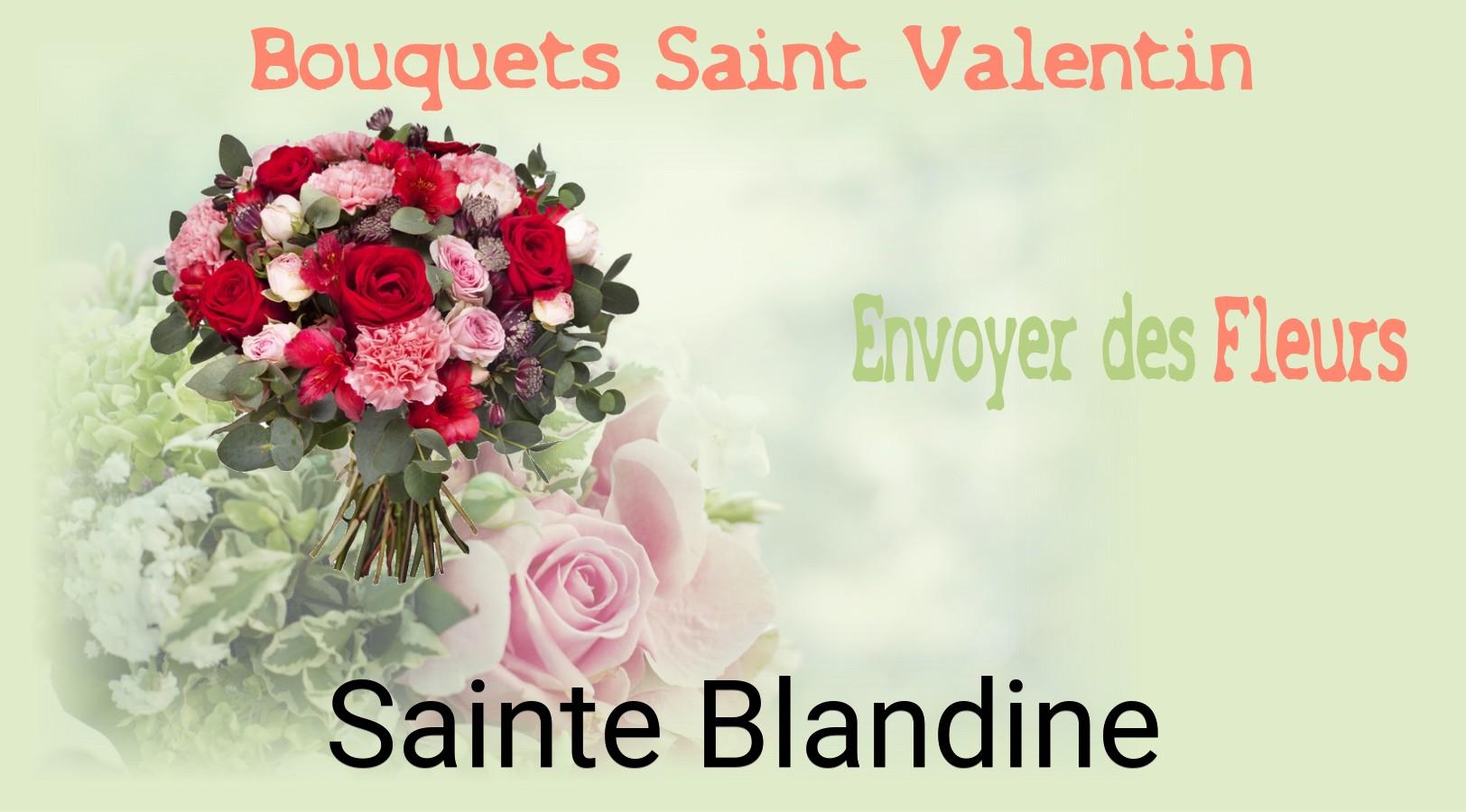 Roses de Saint-Valentin livrées à Sainte-Blandine